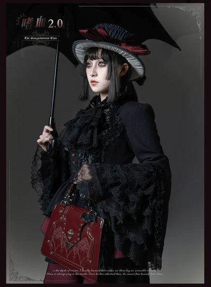 TALEBRINGER - The Sanguivorous Clan 2.0 - Gothic Lolita Coat, Blouse & SK