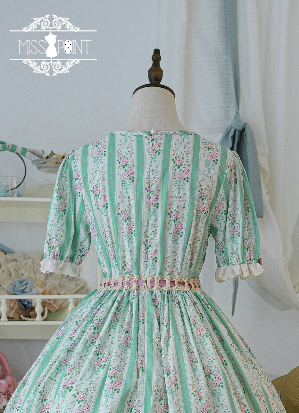 Miss Point - Customized Elegant Lolita OP Dress Cute Daily Girl Short Lolita Dress