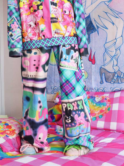 Loose flare pants【s0000010292】