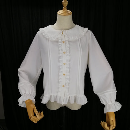 Sakurada Fawn - Elegant Lolita Long Sleeve Blouse