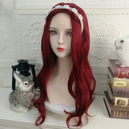 RainbowMe - Elegant Lolita Long Curly Wig Multicolor