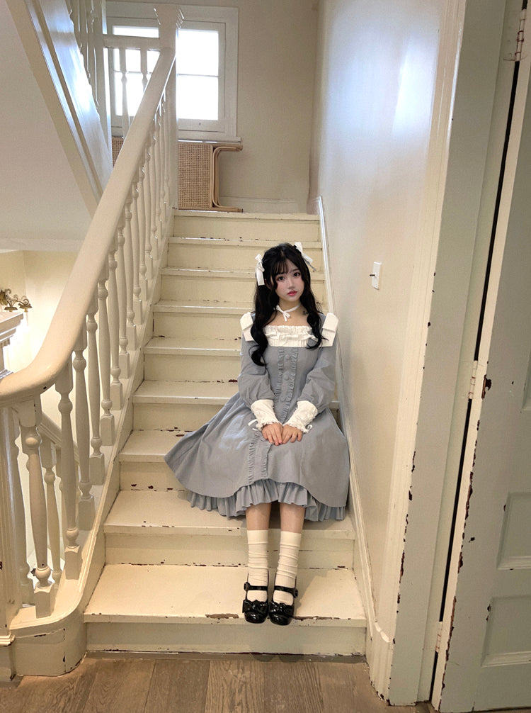Sweet Wood - Annie's Gift - Elegant Velvet Lolita OP Dress