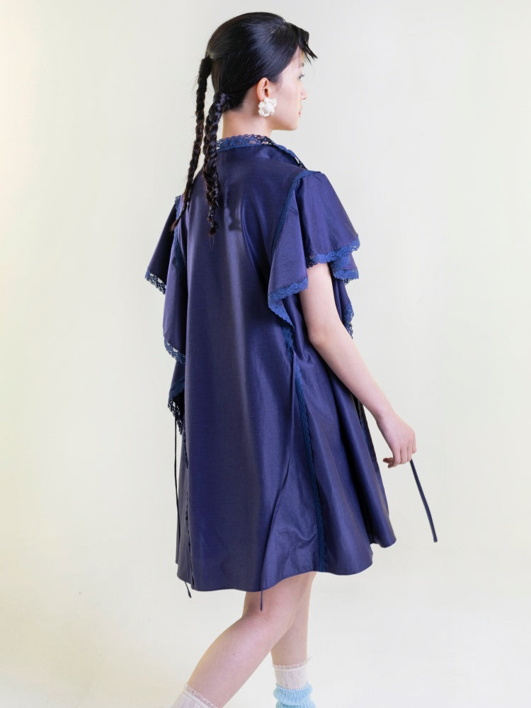 Ruffles Asymmetry Dress【s0000001892】