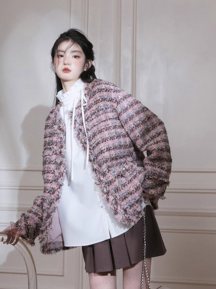 Turtleneck ruffle shirt【s0000005804】