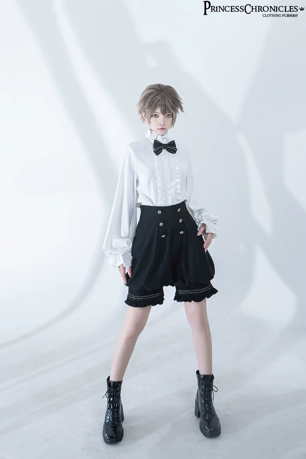 Princess Chronicles - Desperate Bunny - Ouji Lolita Vest Shorts Set