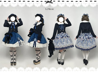 LeMiroir - Winter Solstice - Elegant Lolita Winter Short Coat & SK