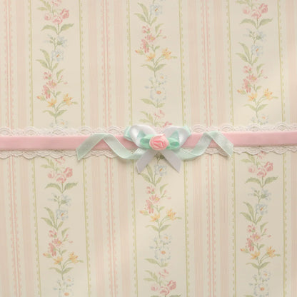 Creamy Bubbles - Sweet Lolita Choker Vintage Lace Rose Handmade Necklace