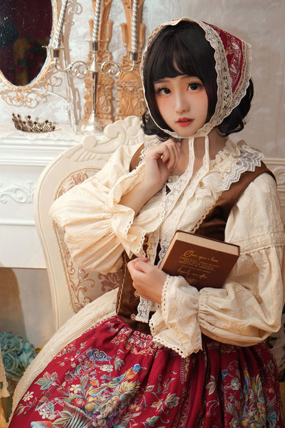 Miss Point - Rich Hymn - Lolita Bavarian Cotton Embroidered Blouse