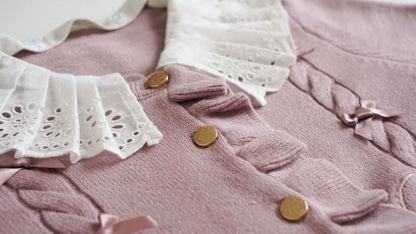 Dark Star Island - Sugar Frost - Sweet Lolita Cardigan Knit Embroidered Sweater
