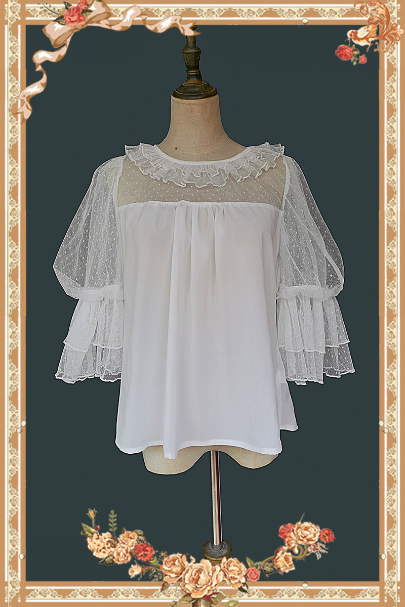 Infanta - Doll Lolita Puff Sleeve Blouse