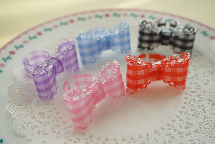 Cat Tea Party - Sweet Lolita Bow Ring and Necklace