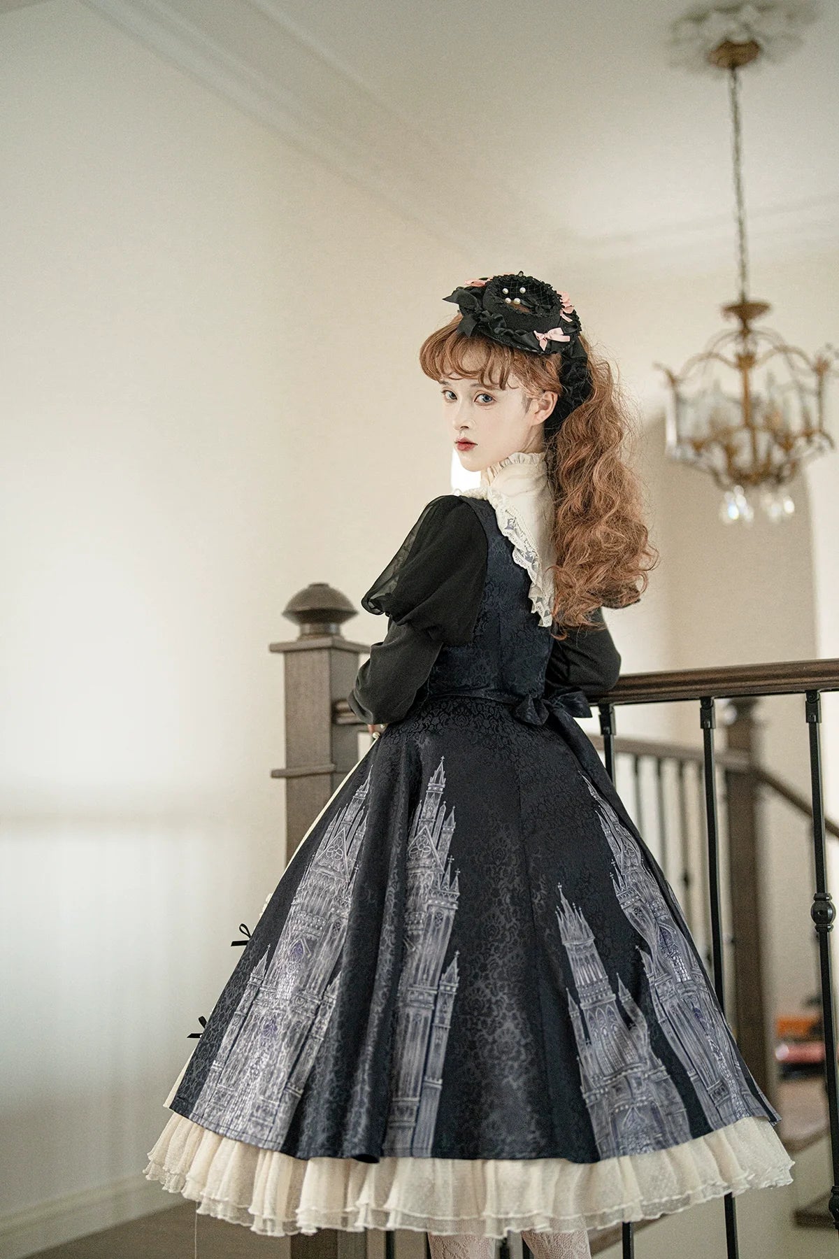 Letters from Unknown Star - Church Bell - Elegant Lolita OP Dress Long Sleeve Spring Autumn