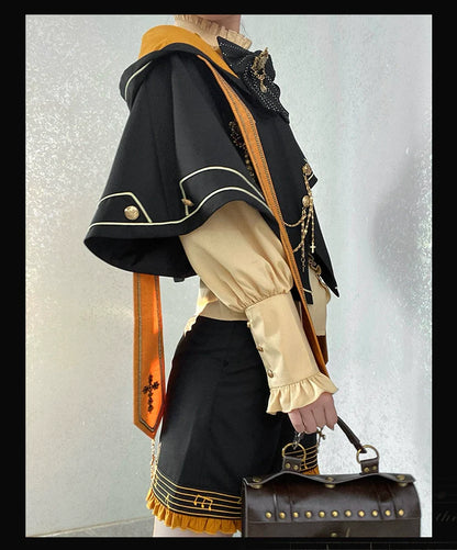 Forest Fluorescent Carps - The Choir of The Church 2.0 - Ouji Lolita Shorts Set in Two Styles