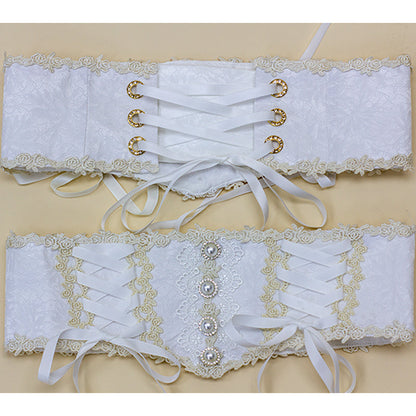 NanShengGe - Plus Size Lolita Lace Corset