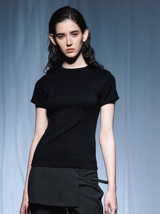 Slim fit short sleeve T-shirt【s0000007438】