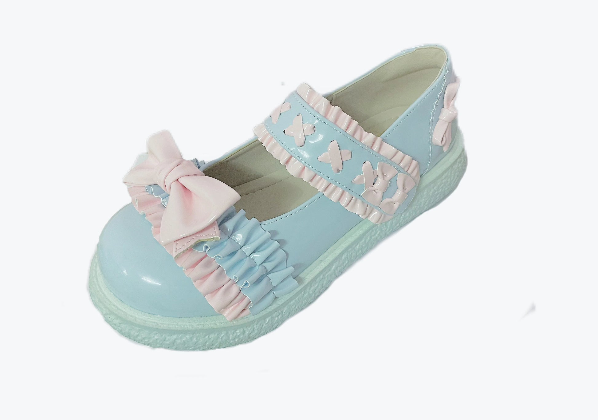 Fairy Godmother - Cute Lolita Shoes Bow Candy-Colored Lolita Flat Shoes