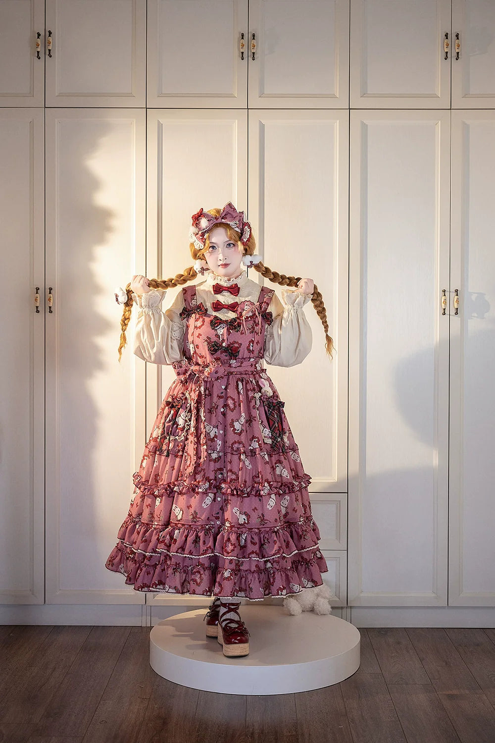 Miss Point - Forest Berry Bunny - Sweet Lolita JSK Elegant Bunny Print Dress