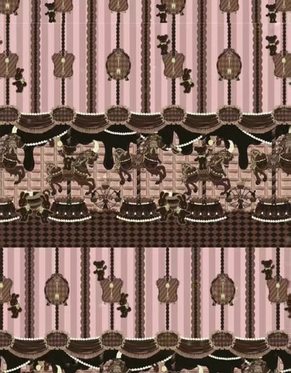 Infanta - Chocolate Carousel - Peter Pan Collar Old School Lolita Jumper Dress