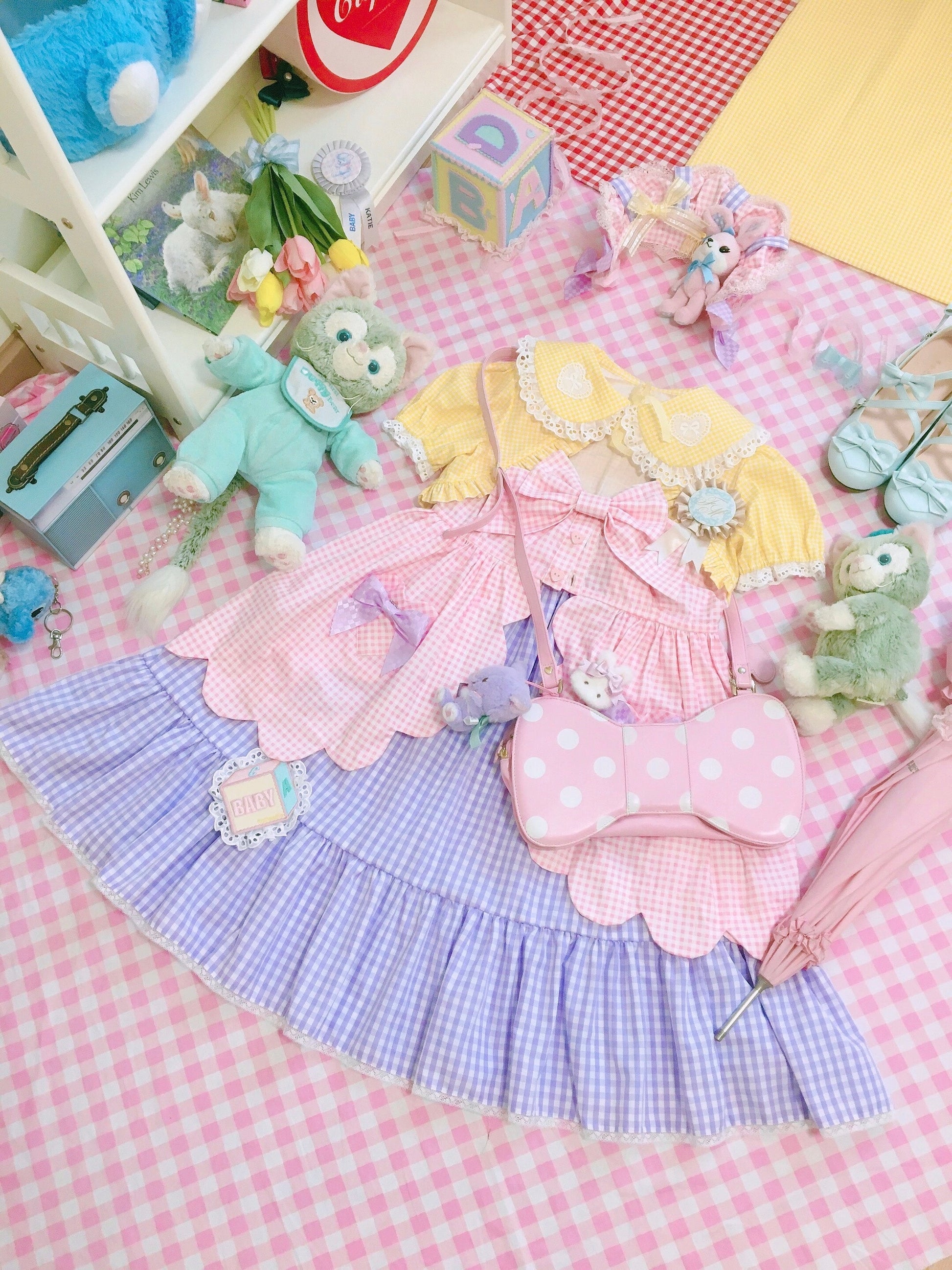 Fluff Mollie - Split Pea Breakfast - Kawaii Lolita Cotton JSK