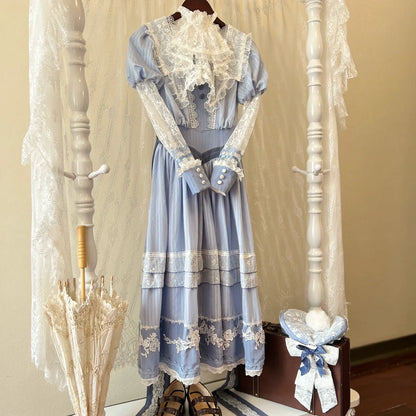 Mengfuzi - Yinglan Poetry - Elegant Classic Lolita OP Dress FS Embroidered Dress