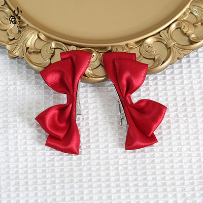 Xiaogui - Sweet Lolita Ponytail Lolita Bow Hair Clips