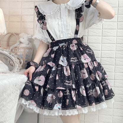MIST - Kawaii Lolita Lace Shirt