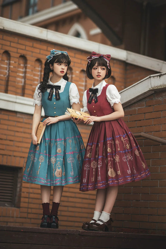 Miss Point - Antique Key - Elegant Lolita JSK Retro Lolita Dress