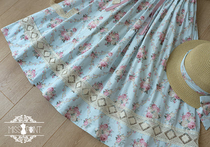 Miss Point - Happy Summer Elegant Lolita Floral OP Dress