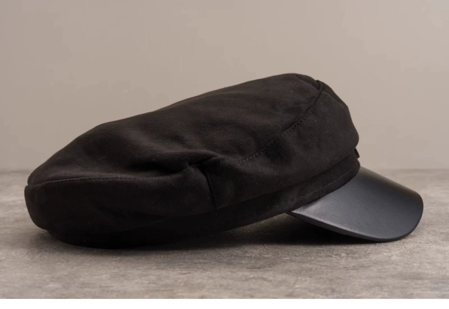 Strange Sugar - Gothic Lolita Hat Leather Buckle Lolita Newsboy Hat