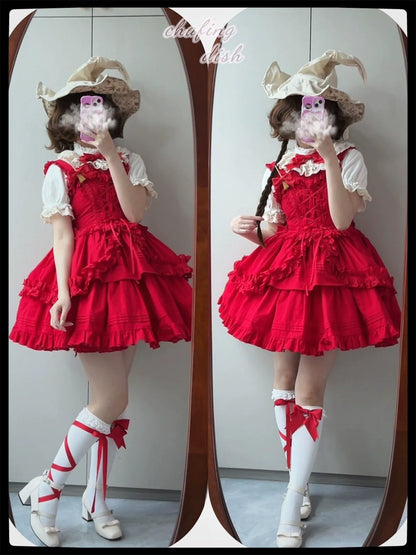 Dark Star Island - Halloween Gothic Lolita JSK Short Lolita Jumper Dress