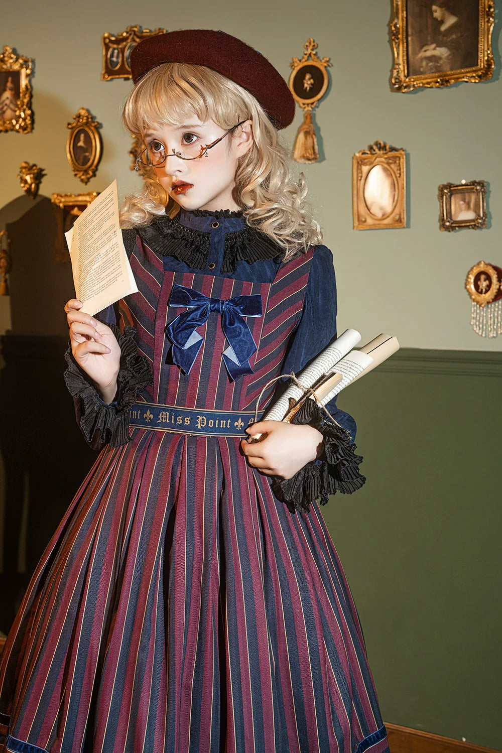 Miss Point - Custom-Made Lolita Elegant Stand Collar Lolita Shirt