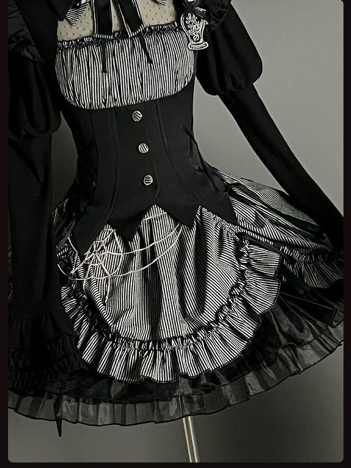 Alice Girl - Lolita Potion - Gothic Lolita Accessory Spider Web Lolita Waist Chain