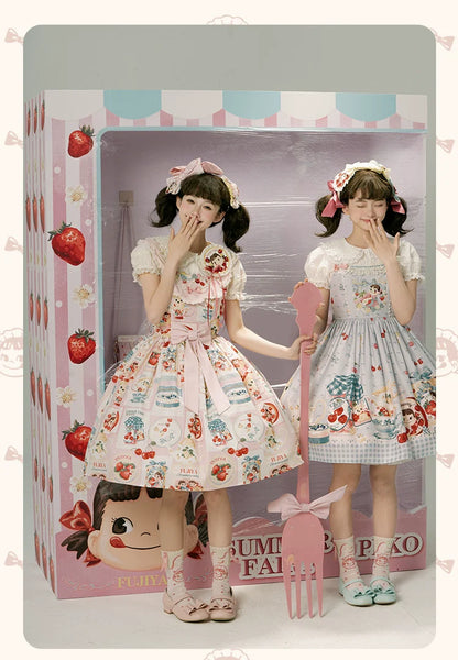 Summer Fairy - IP Collab Kawaii Lolita JSK Shirt Candy Box Hat