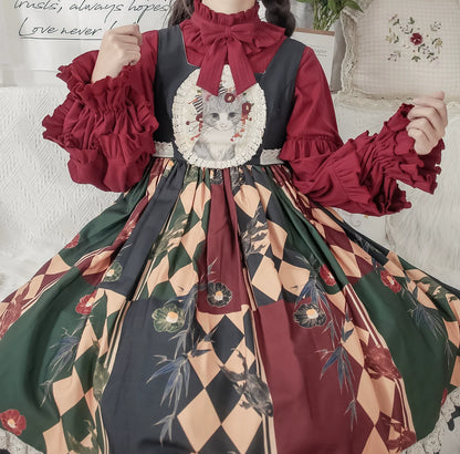 MIST - First Snow - Sweet Lolita Sweater Winter Puff Sleeve Knitting Innerwear