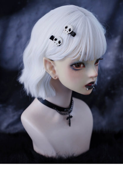 Strange Sugar - Gothic Hair Accessories Set Skulls Sharks Lolita Clips Headbands