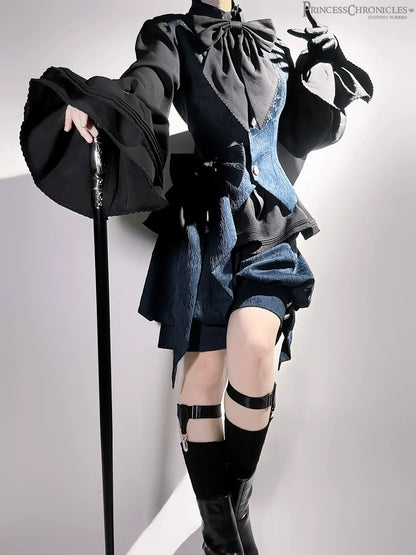 Princess Chronicles - Rabbit - Vintage Lolita Jacket Rabbit Ear Set Lolita Vest