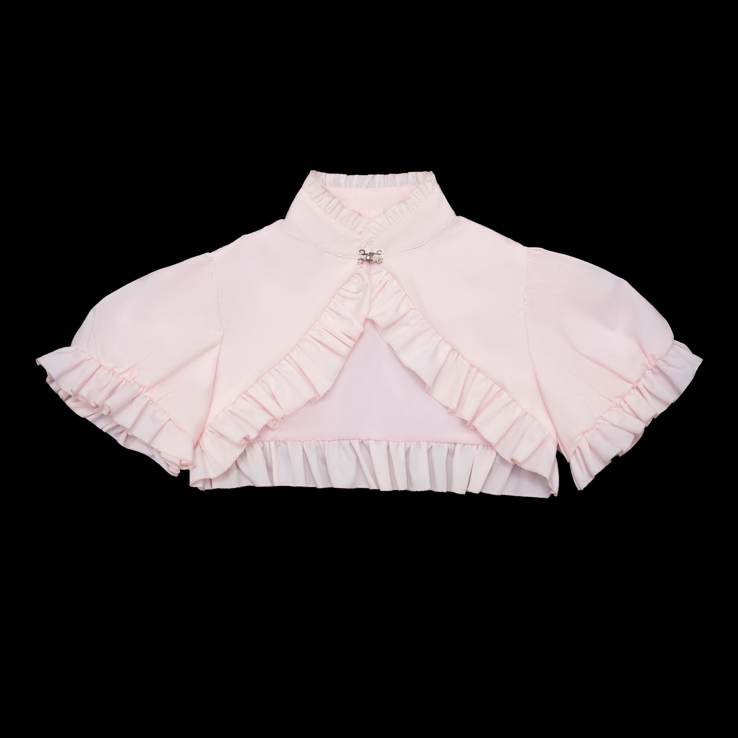 Mengfuzi - Lilith - Pink Sweet Lolita JSK Tiered Ruffle Dress with Bolero