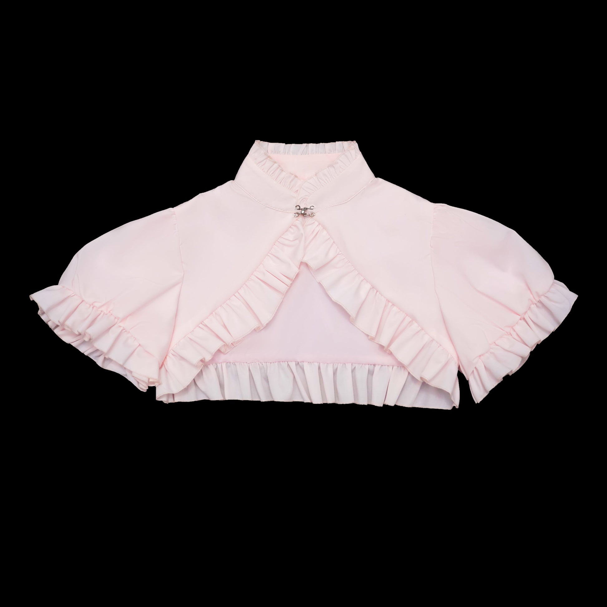 Mengfuzi - Lilith - Pink Sweet Lolita JSK Tiered Ruffle Dress with Bolero
