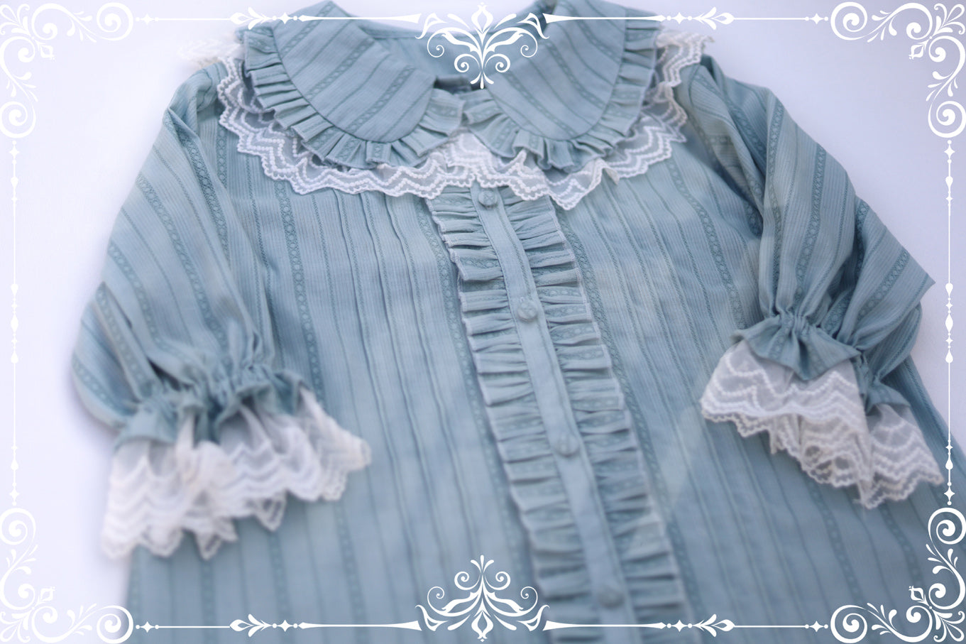 MIST - Sweet Lolita Golilla Short Sleeve Shirt