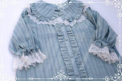 MIST - Sweet Lolita Golilla Short Sleeve Shirt