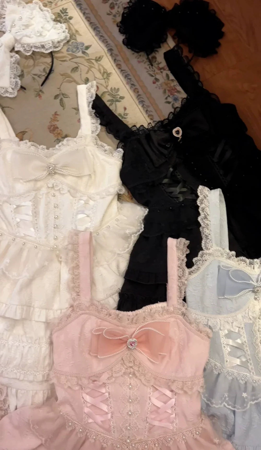 Sugar Girl - Rose Tale - Sweet Lolita JSK Summer Lolita Suspender Dress