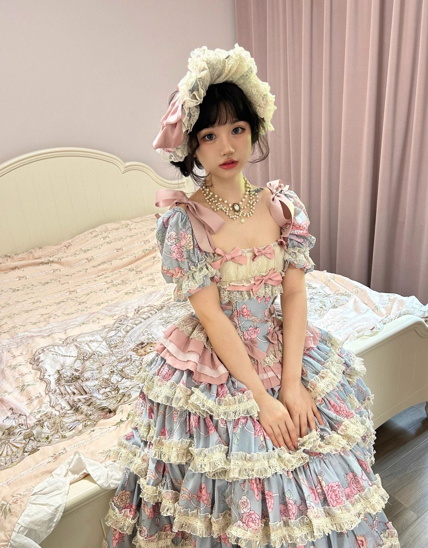 Sweet Wood - Jewel Rose - Plus Size Sweet Lolita Skirt Set in Separate Pieces