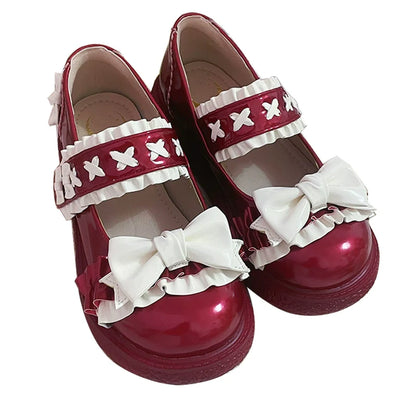 Fairy Godmother - Winter Girly Lolita Shoes Lolita Ankle Strap Shoes