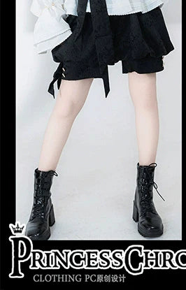 Princess Chronicles - Rabbit Hunt 2.0 - Ouji Lolita Retro Cool Purple Shirt & Shorts Set