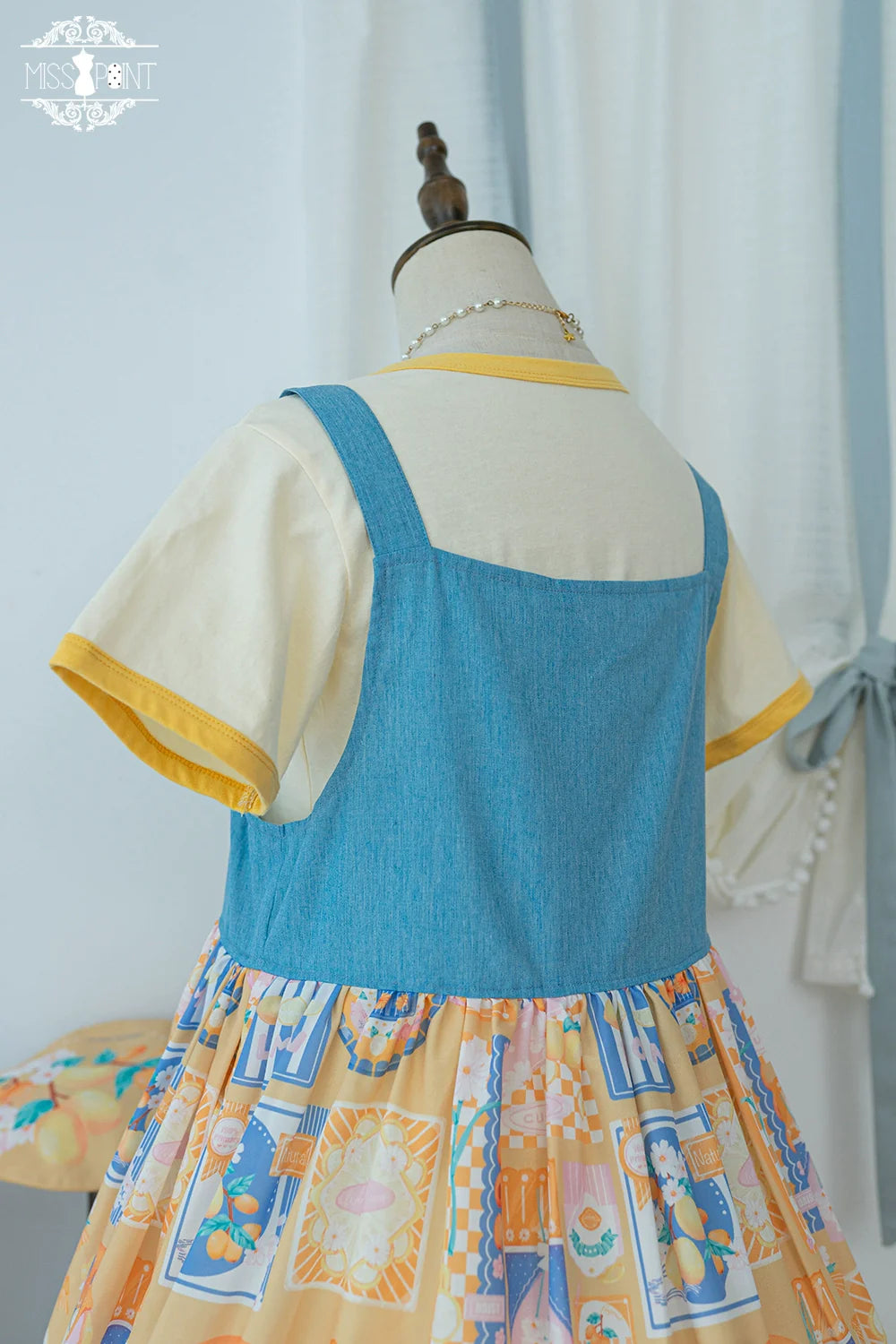 Miss Point - Daisy Lemon - Kawaii Lolita Lemon Print JSK Customized