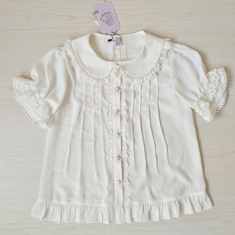 Youlan Lane - Peter Pan Collar Kawaii Lolita Blouse