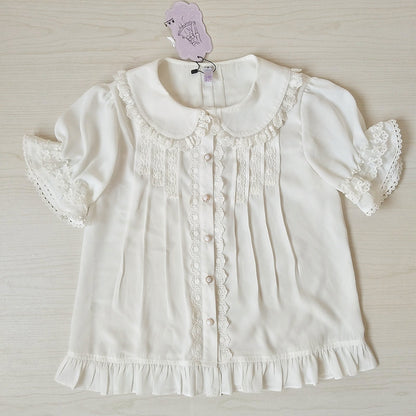 Youlan Lane - Peter Pan Collar Kawaii Lolita Blouse