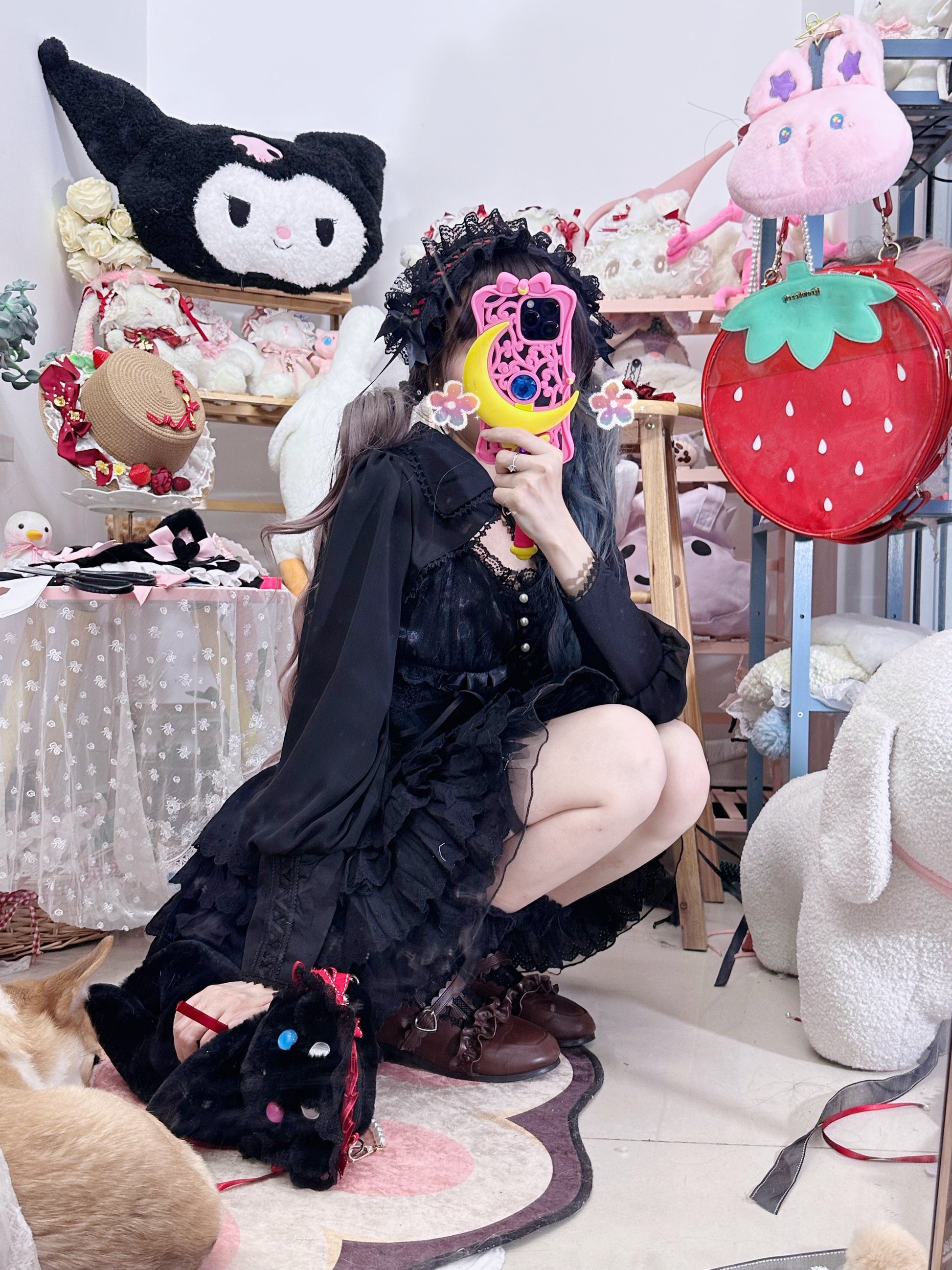 Chestnut Lolita - Gothic Lolita accessory Handmade Hairband