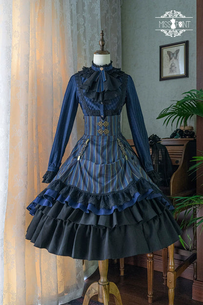 Miss Point - Custom-Made Lolita Elegant Stand Collar Lolita Shirt