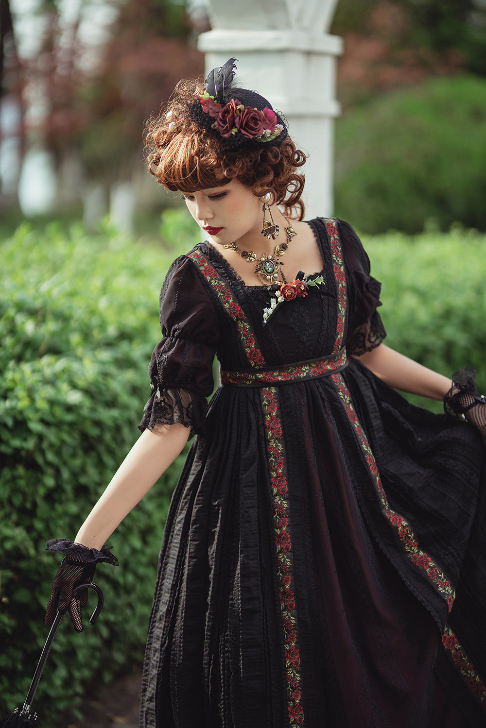 Miss Point - The Sally Gardens - Elegant Lolita Lotus Sleeves OP Dress
